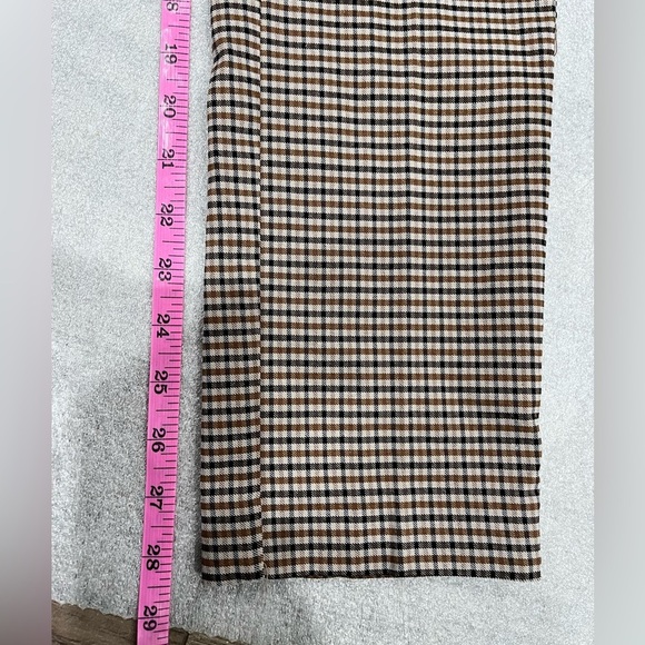 [M]Anne Klein Brown and Cream Plaid Pants NWOT - Picture 9 of 11